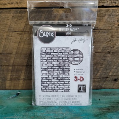 Sizzix -  Plaque à embosser -3D- Mini Brique