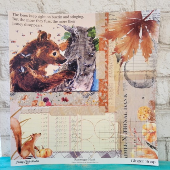 Pretty Little Studio - Papier 12'' x 12'' - Scavenger Hunt