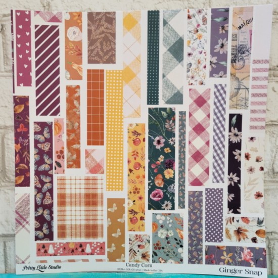 Pretty Little Studio - Papier 12'' x 12'' - Candy Corn