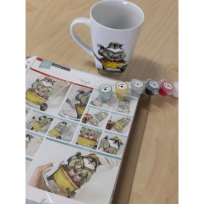 Peinture sur porcelaine