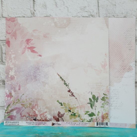 49and Market - Papier 12'' x 12'' - Wildflowers