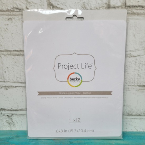 Project life Pochette pour photo 6x8