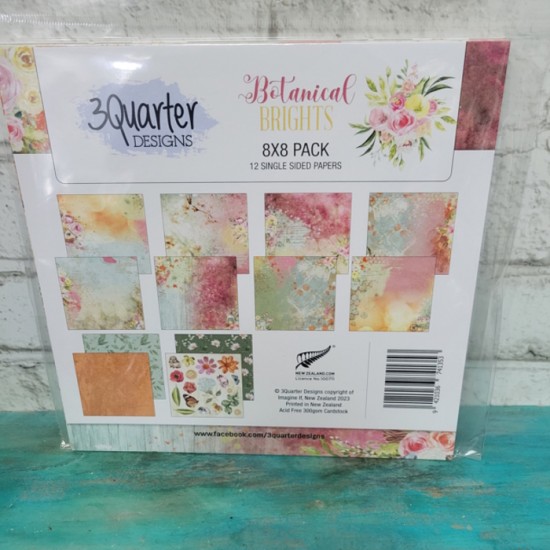 3 Quarter Design- Botanic Bright- ensemble 8x8