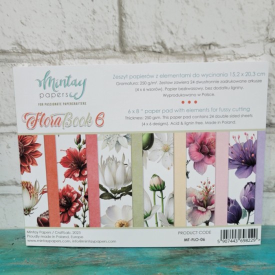 Mintay Papers -Floral Book 6