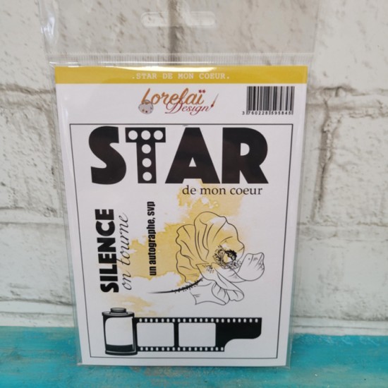 Lorelai Design - Étampe en polymère - Star de...