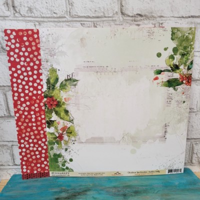 49 and Market -Papier 12'' x 12'' - Hidden Holly