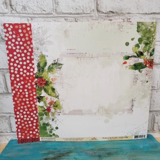 49 and Market -Papier 12'' x 12'' - Hidden Holly