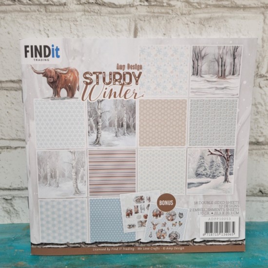 Amy Design - Livre de feuille Sturdy Winter