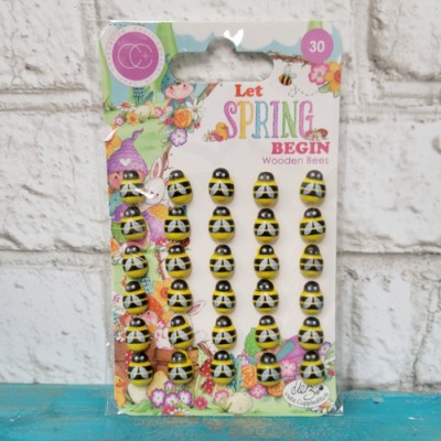 Craft Consortium- Ornement en bois abeilles