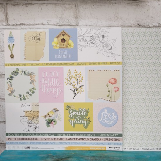 Les ateliers de Karine - Papier 12'' x 12''  -...