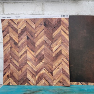 American Craft - Papier 12'' x 12'' - Herrigbone