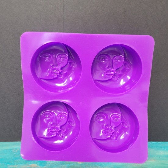 Moule de silicone - Lune rondes