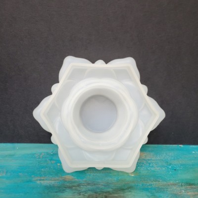 Moule de silicone - Porte chandelle Lotus