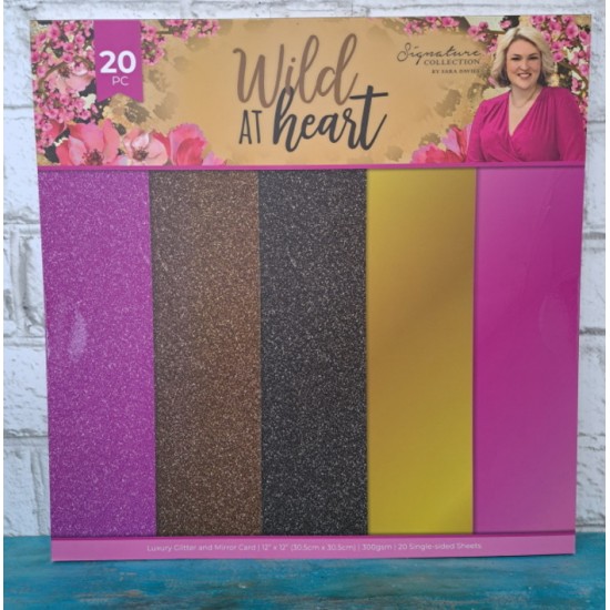 Crafter's Companion - Papiers 12 x 12 paillettés...