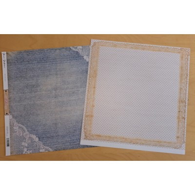 Memory-Place - Asuka Studio - Papier 12 x 12 Denim...