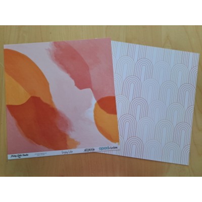 Pretty Little Studio - Papier 12 x 12 - Enjoy Life...