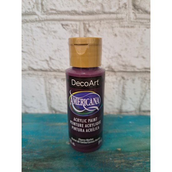 Déco Art - Peinture acrylique - Merlot de Cerise