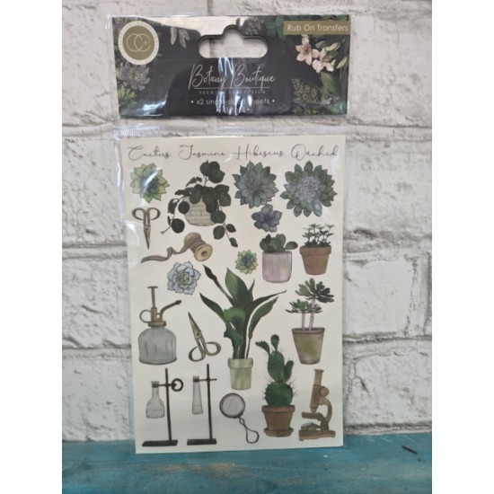 Craft Consortium - Rub-on - Botany Boutique