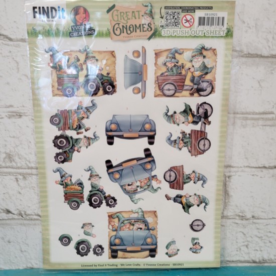 Yvonne Creations -  - 3D push out - Great Gnomes