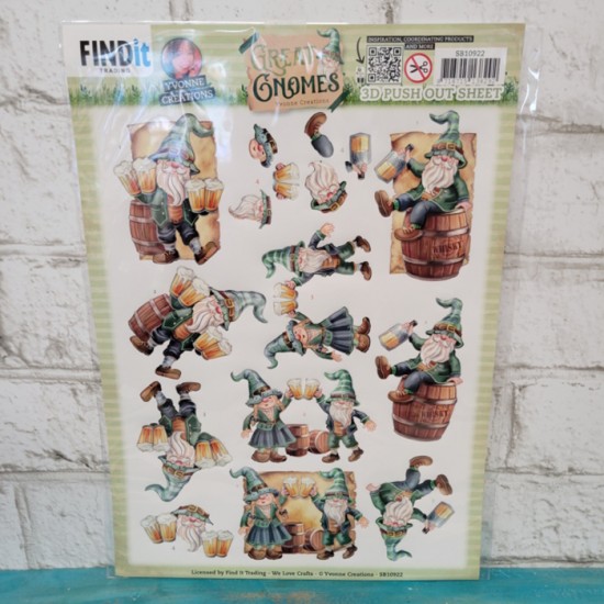 Yvonne Creations -  - 3D push out - Great Gnomes