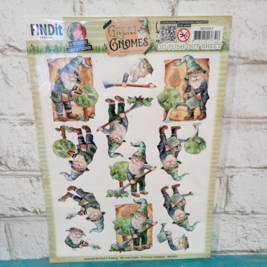 Yvonne Creations -  - 3D push out - Great Gnomes