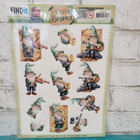Yvonne Creations -  - 3D push out - Great Gnomes