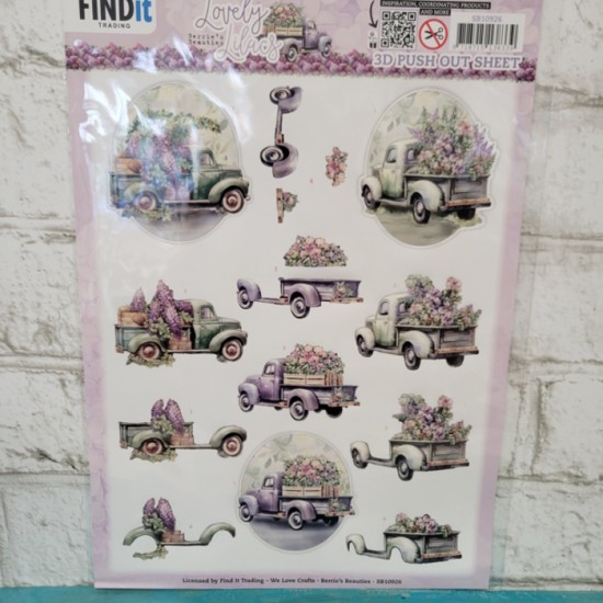 Yvonne Creations -  - 3D push out - Lovely Lilacs