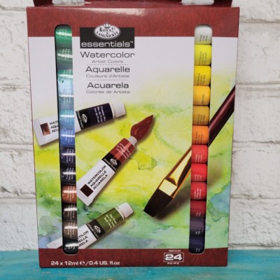Ensemble d'aquarelle en tube