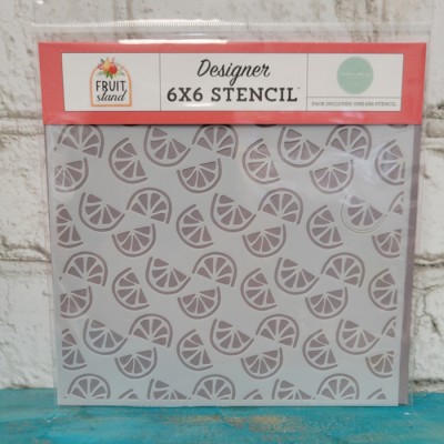 Carta Bella - Stencil 6'' x 6'' Fruit stand