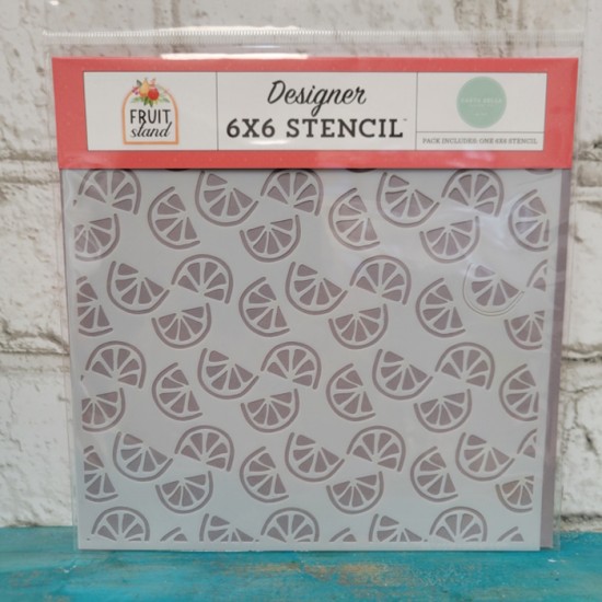 Carta Bella - Stencil 6'' x 6'' Fruit stand