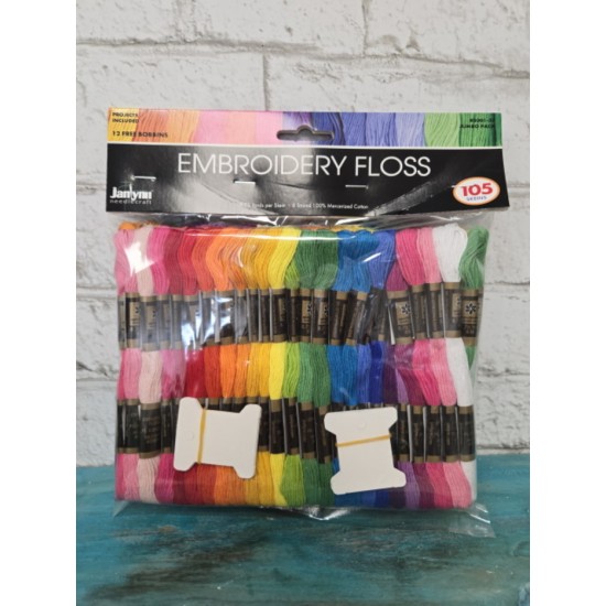 Janlynn Needlecraft - Fils a broderie - jumbo pack