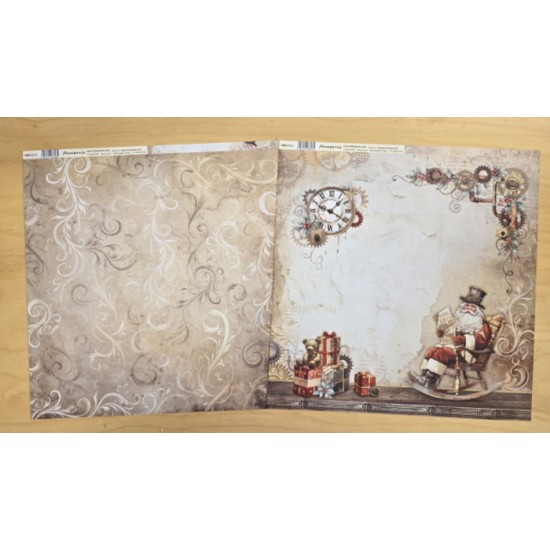 Stamperia - Papier 12 x 12 - Gear up for Christmas