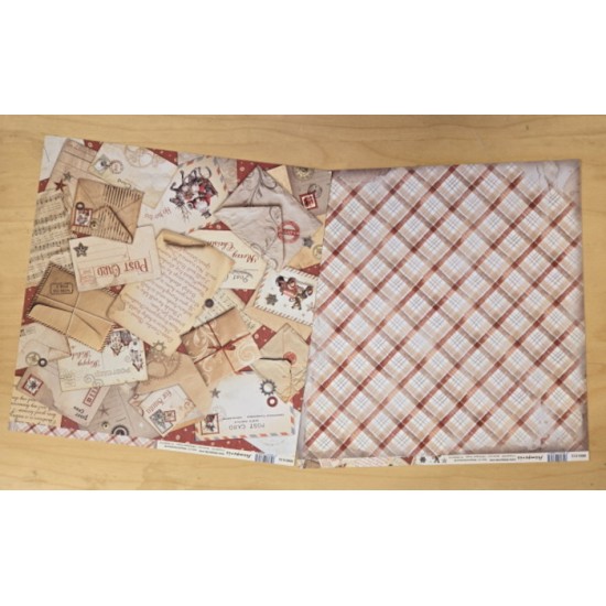 Stamperia - Papier 12 x 12 - Gear up for Christmas