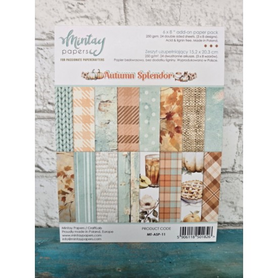 Mintay Papiers - Papiers 6x8 - Autumn Splendor