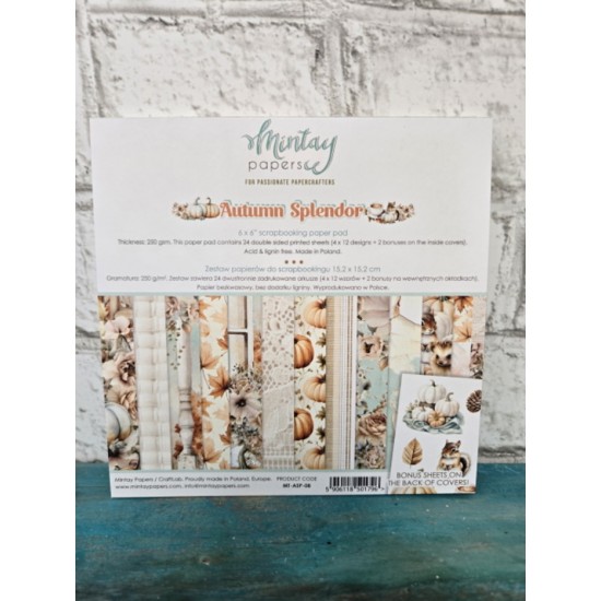 Mintay Papiers - Papiers 6x6 - Autumn Splendor