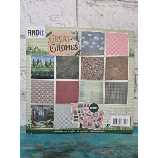 FINDit - Papiers 8x8 - Great Gnomes