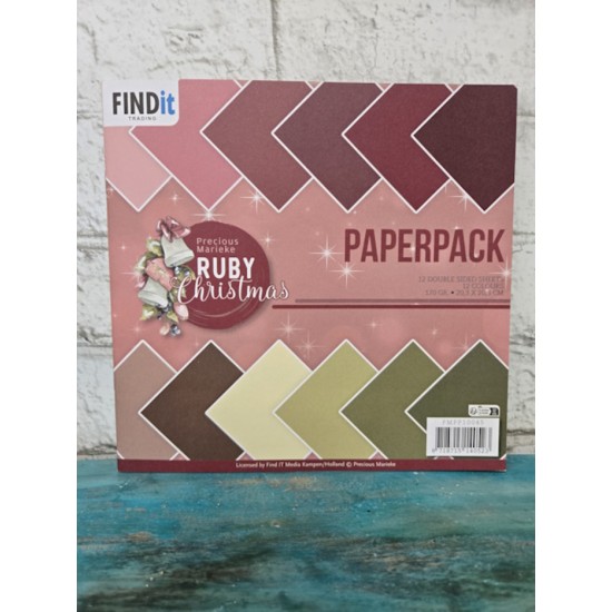 FINDit - Papiers 8x8 - Ruby Christmas