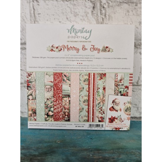 Mintay Papers - Papier 6x6 - Merry & Joy