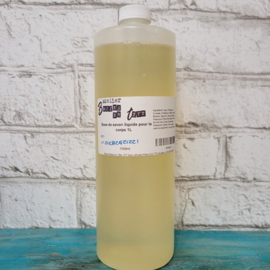 Base de savon liquide pour le corps 1 Litre