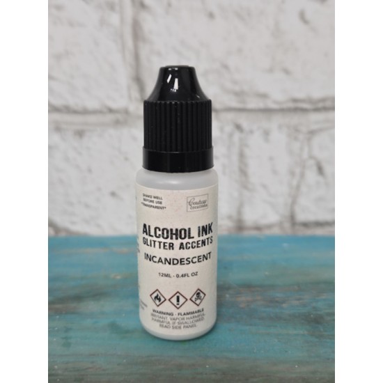 Bouteille d'encre à l'alcool Glitter accent -...