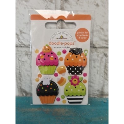 Doodlebug - autocollants 3D - Cut cakes