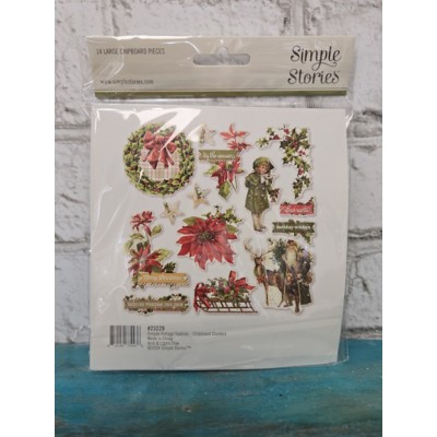 Simple Stories - Chipboard cluster - Simple...