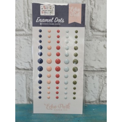 Echo Park - Enamel dots - Chilling with my...