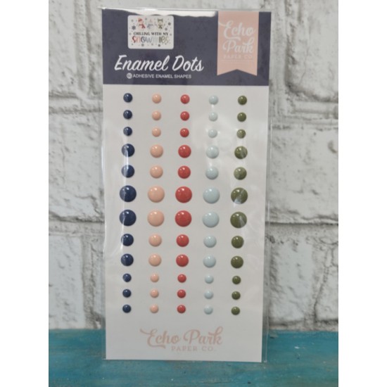 Echo Park - Enamel dots - Chilling with my...