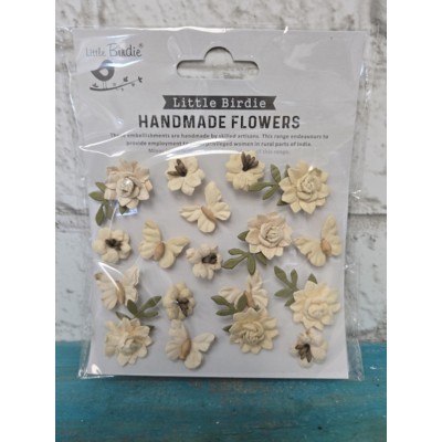 Little Birdie - Fleurs faite main - Cloria Ivory...