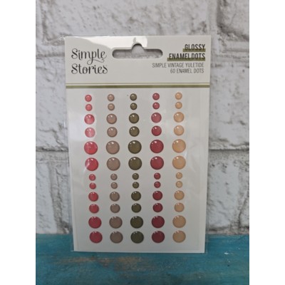 Simple Stories - Glossy Enamel dots - Simple...