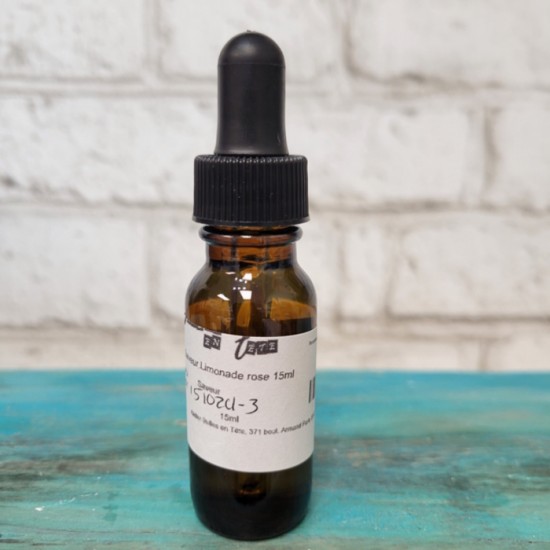 Saveur limonade rose 15ml