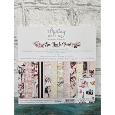 Mintay Papers - Papiers 6x6 - See you in Paris