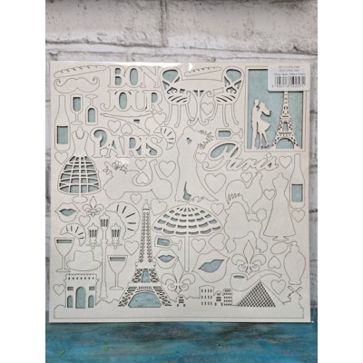 Mintay Papers - Chipboard - See you in Paris