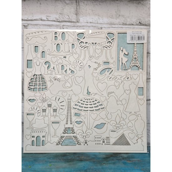 Mintay Papers - Chipboard - See you in Paris